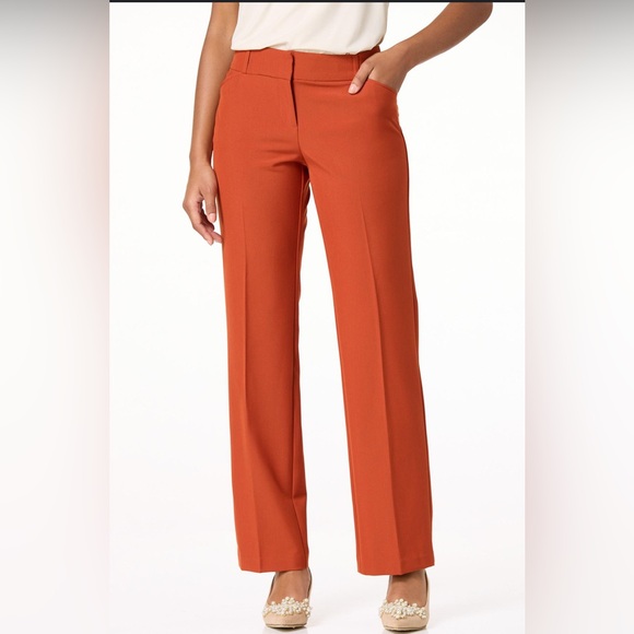 Cato Pants - Cato Size 16 Curvy Fit Stretch Waist Burnt Orange Trousers